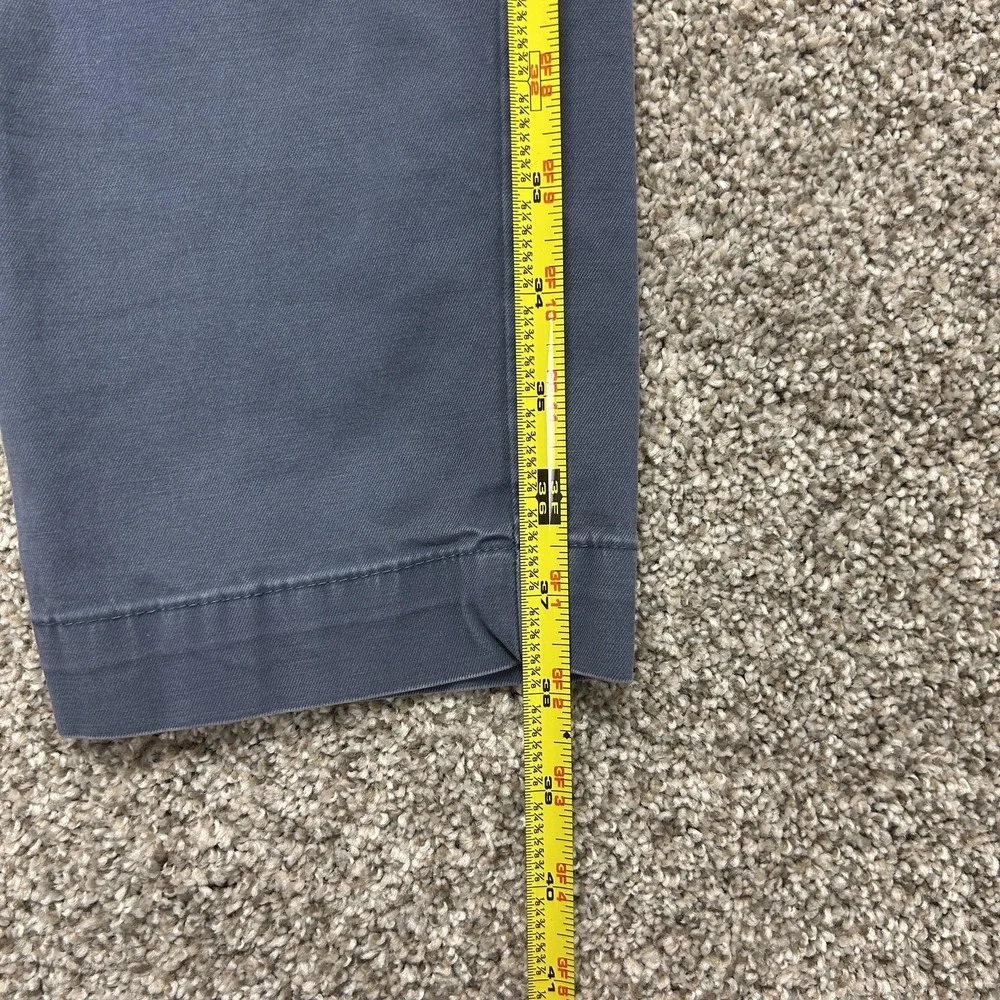Banana Republic Pants Mens 31x32 Blue Chino Flat Front Straight Leg Stretch